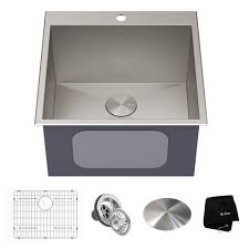 Like the plastic legs rather than the metal ones supplied with many of the other sinks. 22 Dual Mount Drop In 16 Gauge Stainless Steel Single Bowl Deep Laundry Utility Sink