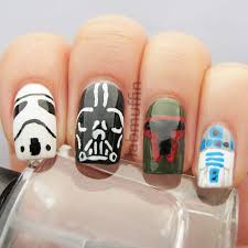 inspired by disney star wars nails