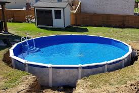 is it safe to bury an above ground pool