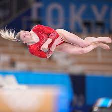 Jade carey certainly didn't expect the news that her dad shared, explaining that the gymnastics cancellations meant she couldn't be overhauled in the qualification race. D 1fvf5mda Bam