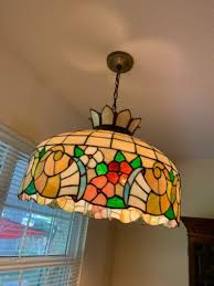 Beautiful Antique Leaded Stained Glass