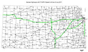 Speed Limit On Several Highways Including Kansas Turnpike