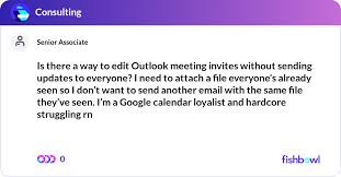 edit outlook meeting invites