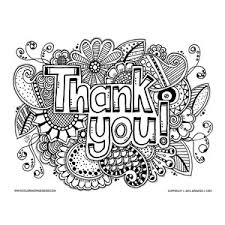 Download and print these thank you coloring sheets coloring pages for free. Thank You Coloring Page