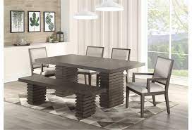 Its a bit pricey option, but if you want a quality dining set, it is. Steve Silver Mila Mi500tt B Axs Bnt B Contemporary Dining Table And Chair Set With Bench Northeast Factory Direct Table Chair Set With Bench
