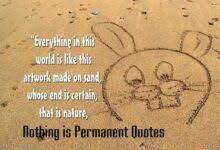 Some more quotes on change your readers might enjoy: Nothing Is Permanent Quotes In English Inspirational Desktops