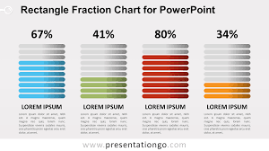 Rectangle Fraction Chart For Powerpoint Presentationgo Com