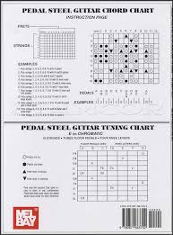 Details About Mel Bays Pedal Steel Guitar Chord Chart E9 Tuning By Dewitt Scott Chords