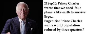 Environmental Justice or Eugenics? Prince Charles Says We Must Reduce World  Population By Three Quarters | The Land Is Ours