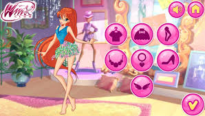 winx bloom dress up game play winx