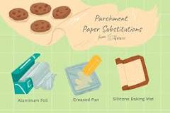 How can I substitute parchment paper for cookies?