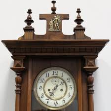 19th Century Walnut Wall Pendulum Clock