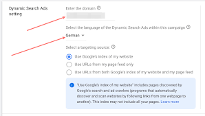 search ads and dynamic ad targets