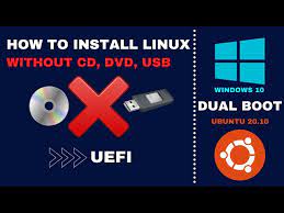 how to install linux without cd or usb