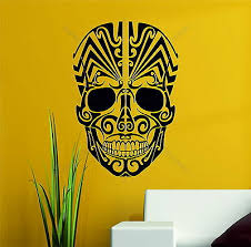 large sugar candy mexican skull wall
