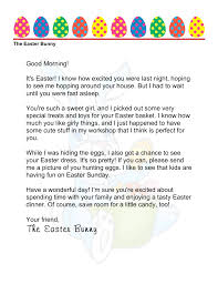 easter bunny letter eggs