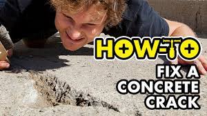 how to repair concrete holes easy