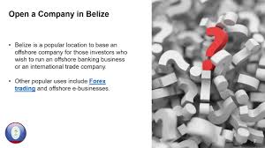 Open An Offshore Company In Belize Vs Bvi