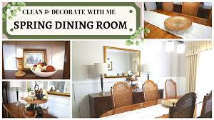 spring dining room decor 2021