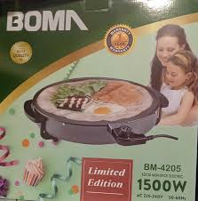 electric pancake baking maker boma bm 4205