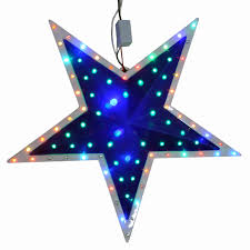 Buy Cute Christmas Blue Light Star Multicolor Off Season