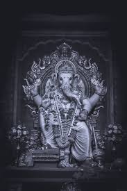 100 ganesh black and white wallpapers