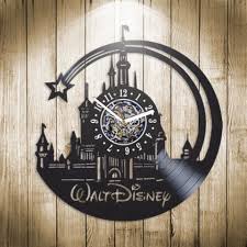 Disneyworld Wall Clock Made From Vinyl