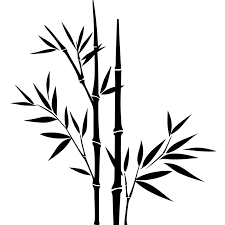 Wall Decal Design Bamboo Stems And