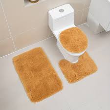 Super Plush Velvet Bath Rugs Set