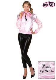 grease pink las jacket for women
