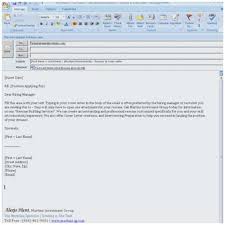 Email Sample For Sending Resume