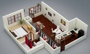 Some of the one bedroom floor plans in this collection are garage. Simple One Bedroom House Designs Novocom Top