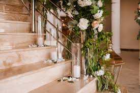 staircase wedding decoration ideas