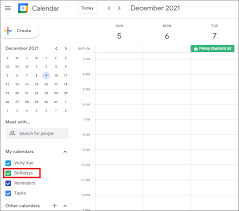 how to add birthdays to google calendar