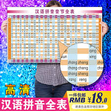 Usd 8 59 Primary School Children Pinyin Syllabic Full Table