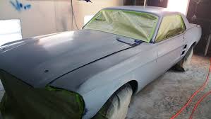 1967 Ford Mustang Work Paint