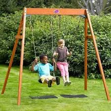 Steel Modern Outdoor Swing For Kids 2