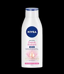 Where should you even start looking? Nivea Even Radiant Body Lotion