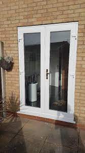 White Upvc French Doors Open In 0r Out
