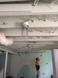 Painted Basement Ceiling Alternative
