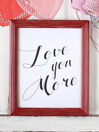 valentine s free printable love you