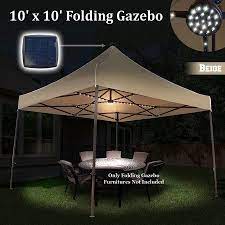 Pop Up Canopy Tent With Solar Led Light