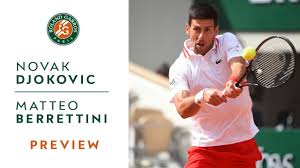 Atp cup finalist serbian open champion madrid open finalist french. Novak Djokovic Vs Matteo Berrettini Preview Quarterfinals I Roland Garros 2021 Youtube