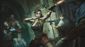 claire redfield guns vs zombies