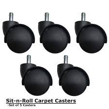 sit n roll standard carpet casters