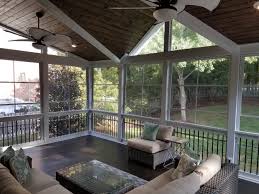 eze breeze screened porch with t g wood