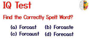 IQ Test | Correctly Spelt Word | Choose The Correctly Spelt Word | Spelling  Mistakes in English - YouTube