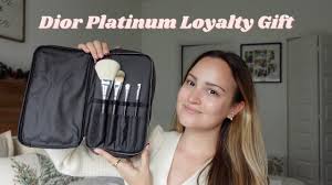 dior beauty platinum welcome gift
