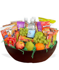 health food gift basket delivered in
