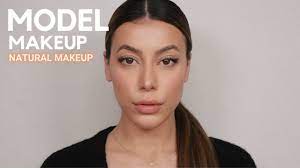 everyday natural model makeup routine